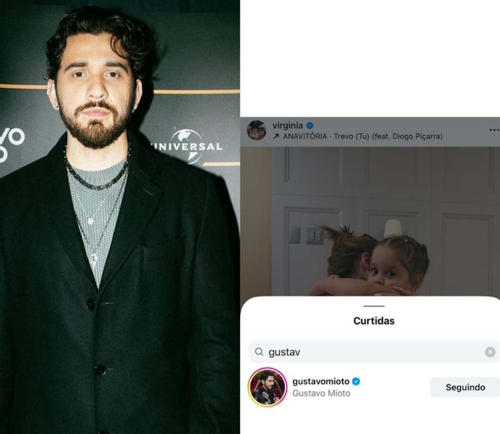Virgínia Fonseca postou foto com a filha e recebeu curtida de Gustavo Mioto — Foto: Reprodução Instagram