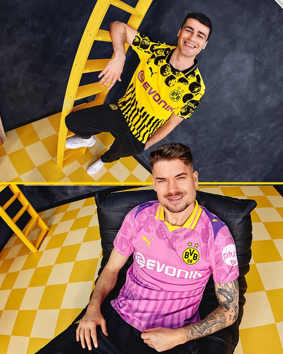 Borussia Dortmund terá camisa com desenhos feitos à mão para o Mundial de Clubes