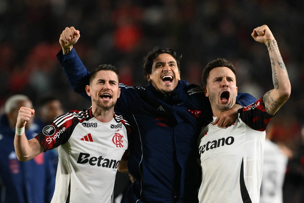 Flamengo faturou R$ 50,2 milhões na Libertadores 2025 — Foto: Luis ROBAYO / AFP