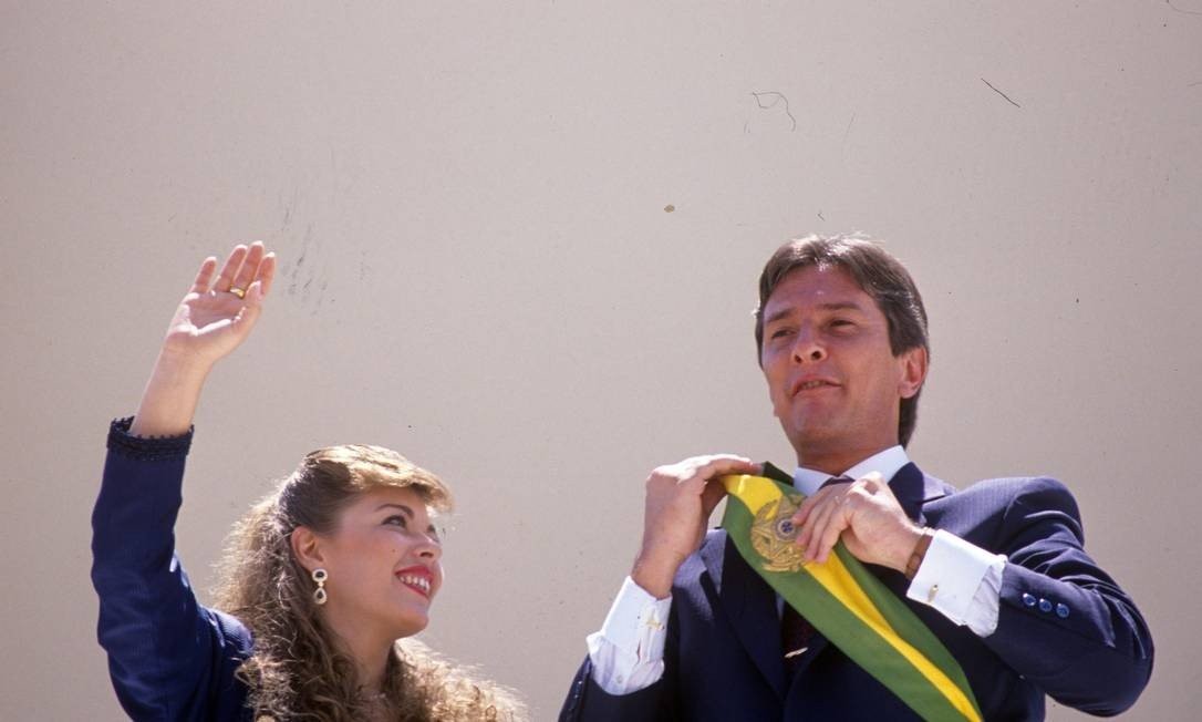 Roseane Collor tinha 26 anos quando se tornou primeira-dama ao lado de Fernando Collor de Melo, de 1990 a 1992— Foto: Marcelo Carnaval