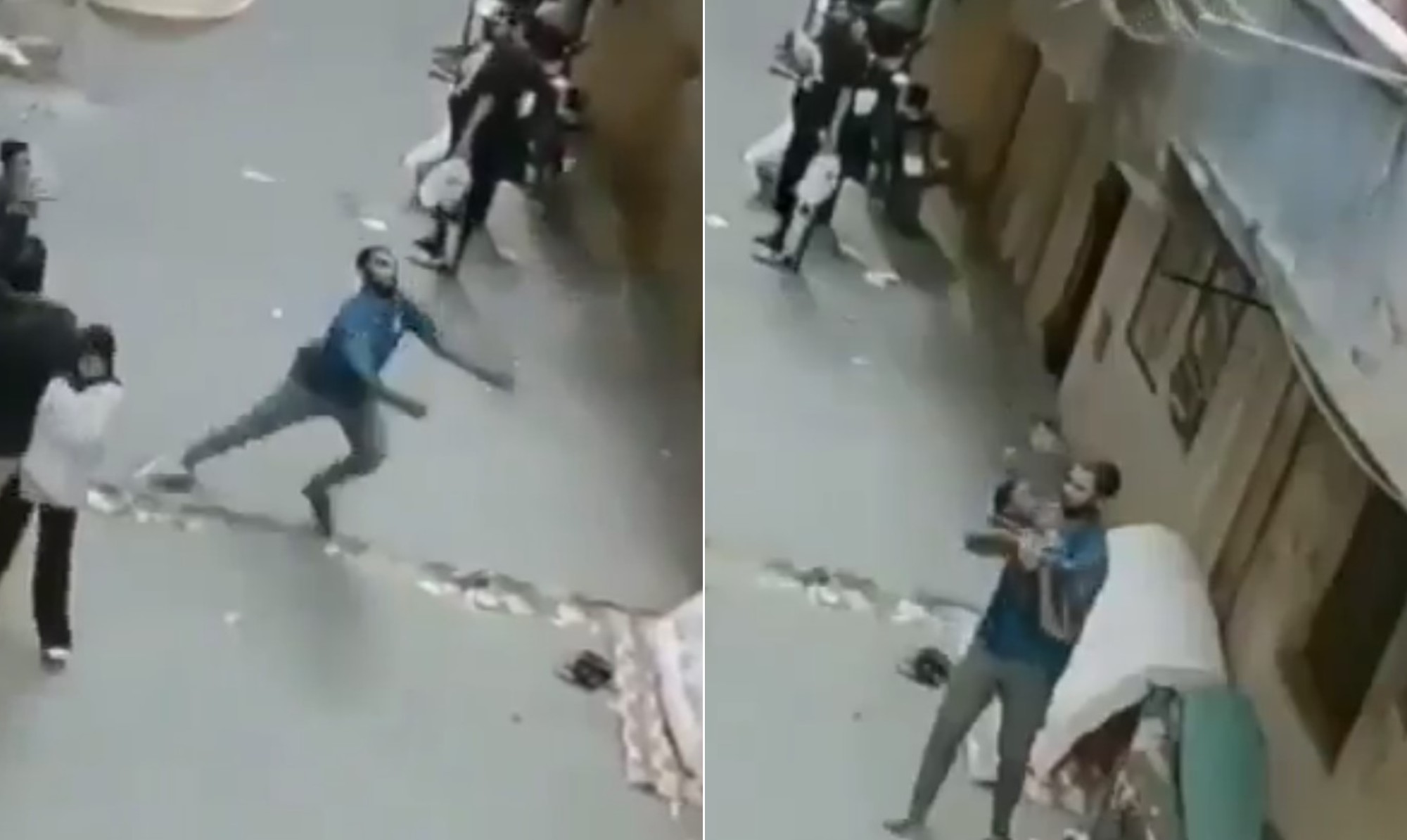 Vídeo: Homem salva criança que caiu de prédio no Egito em fração de segundo