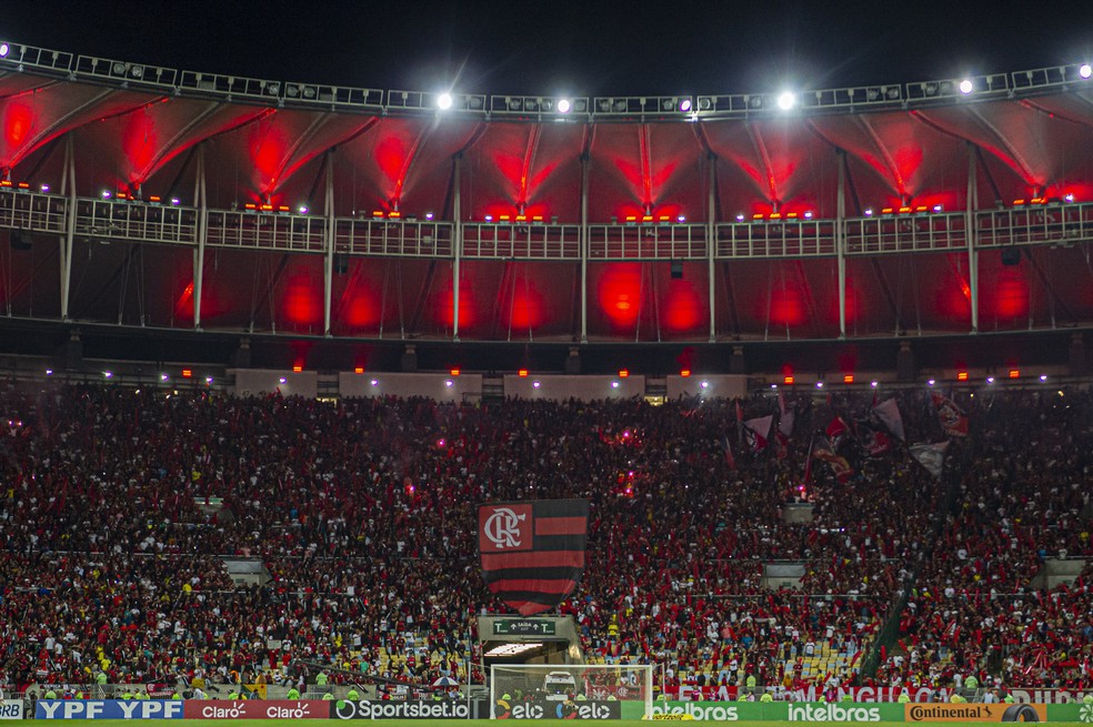 Torcida do Flamengo no Maracanã — Foto: Paula Reis / Flamengo