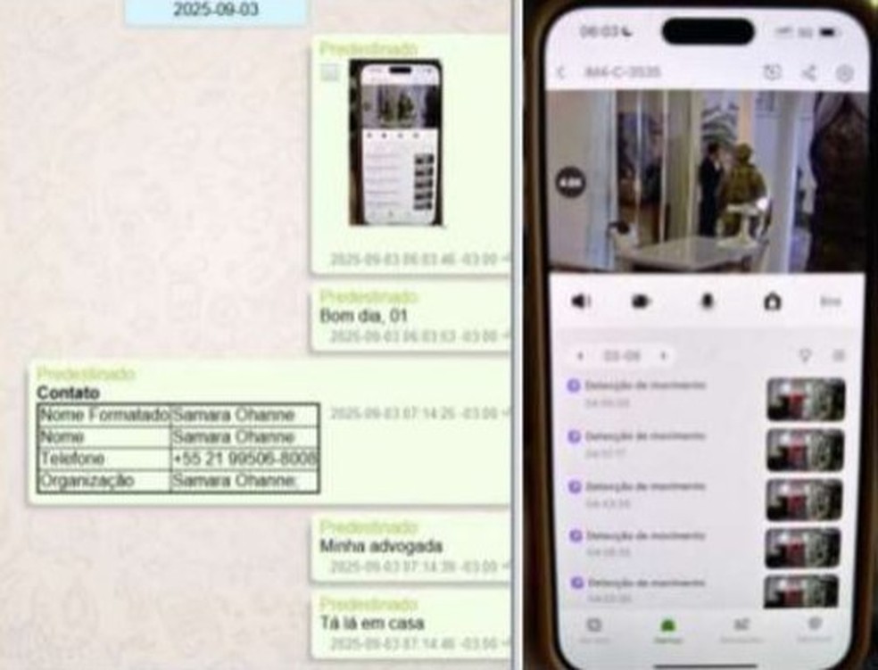 Reprodução das mensagens compartilhadas entre TH Jóias e Bacellar que constam da investigação da PF incluídas na decisão do STF — Foto: Reprodução
