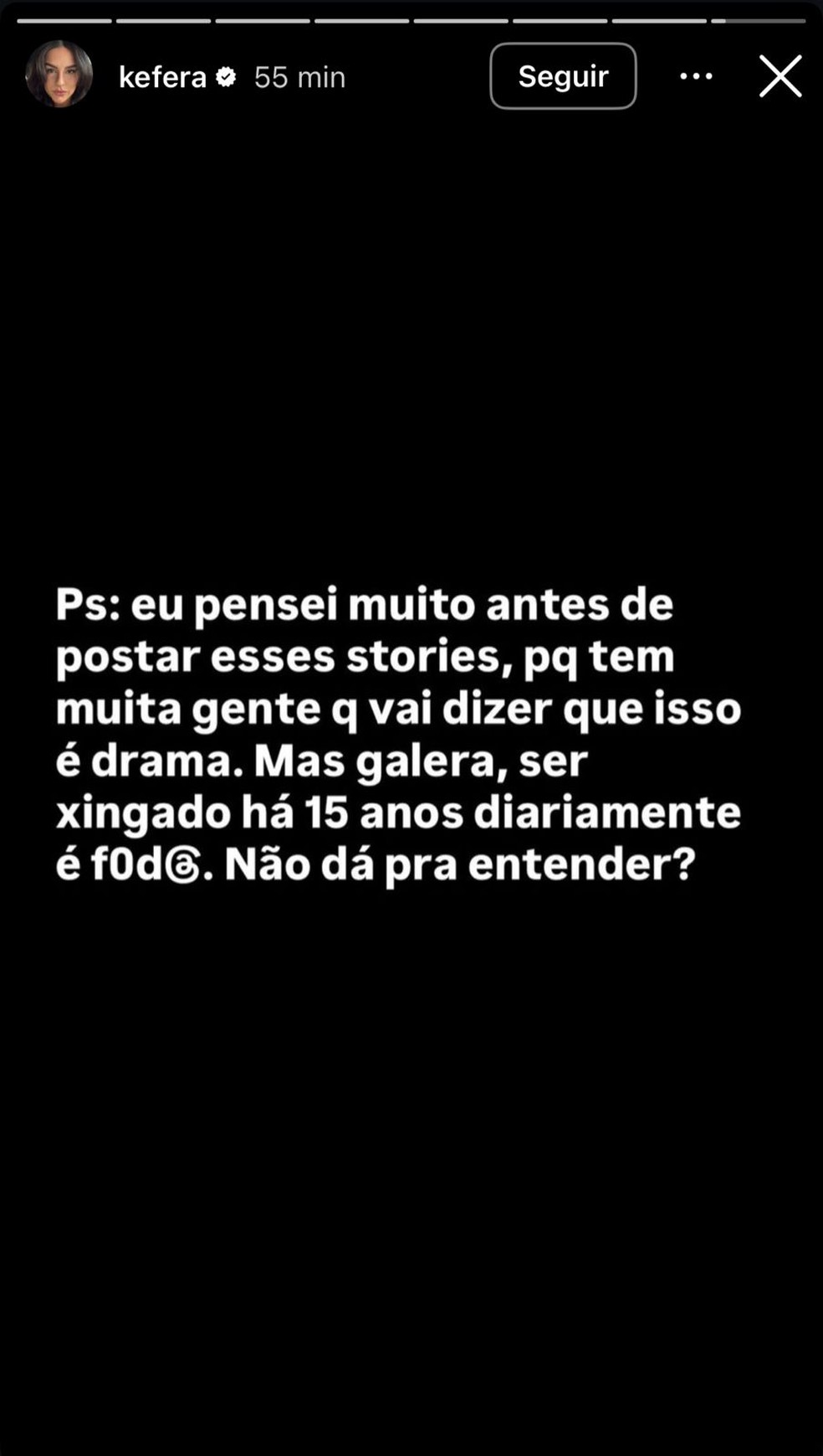 Publica&ccedil;&atilde;o de K&eacute;fera no Instagram &mdash; Foto: Reprodu&ccedil;&atilde;o