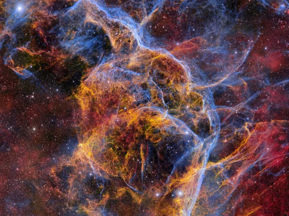 Estrela fantasma — Foto: CTIO/NOIRLab/DOE/NSF/AURA Image Processing: T.A. Rector (University of Alaska Anchorage/NSF’s NOIRLab), M. Zamani & D. de Martin (NSF’s NOIRLab