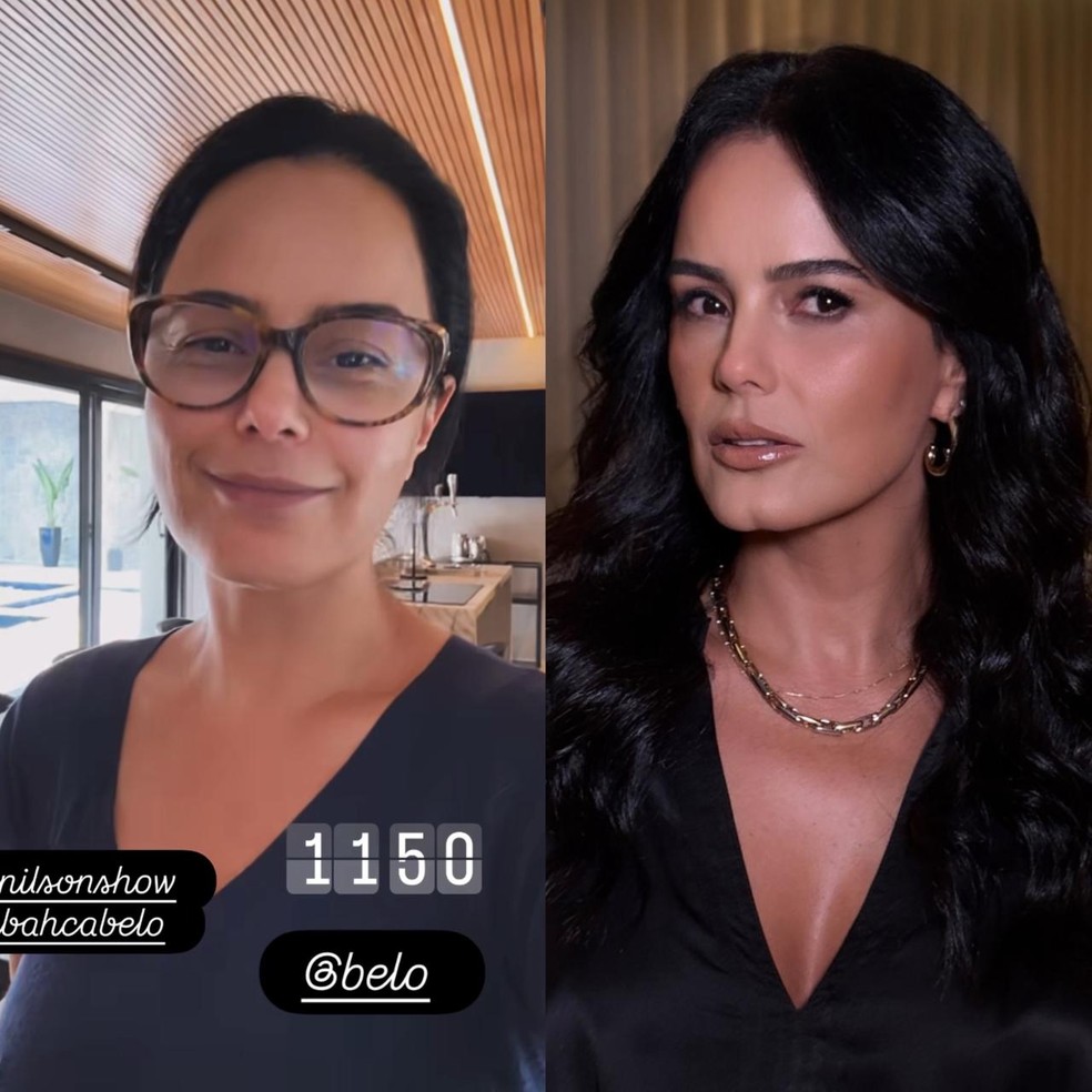 Before and after Fernanda Neute, who had the silicone explant — Photo: Reproduction/Social networks