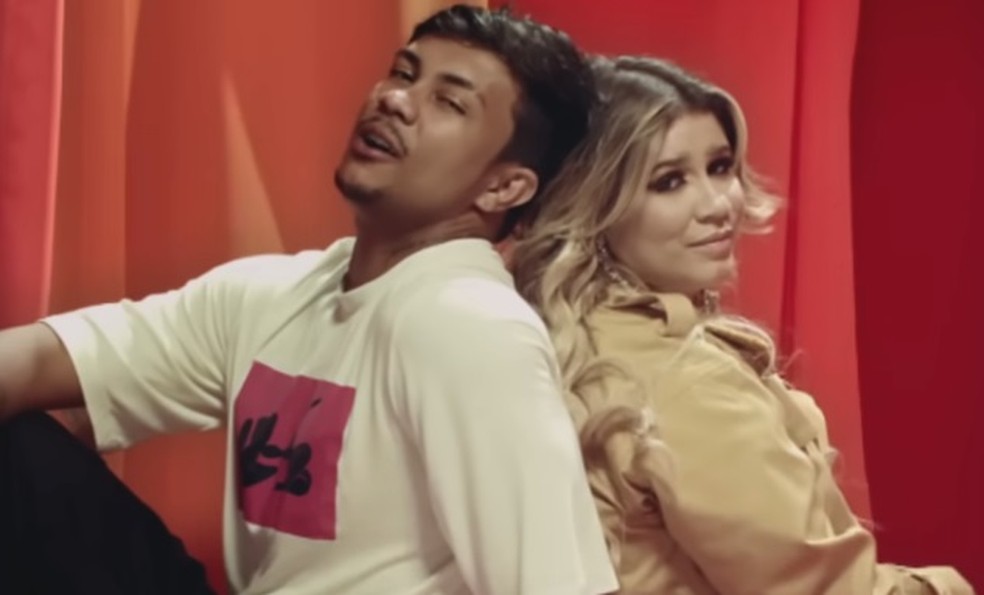 Xamã e Marília Mendonça em clipe de "Leão" — Foto: Reprodução