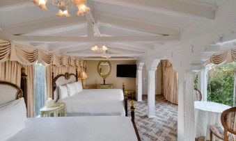 Mar-a-Lago tem 126 quartos, alguns deles reservados para família Trump — Foto: Divulgação/Mar-a-Lago