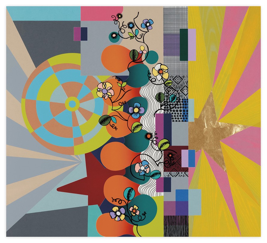 'Flower Swing', de Beatriz Milhazes, em cartaz na FGV Arte