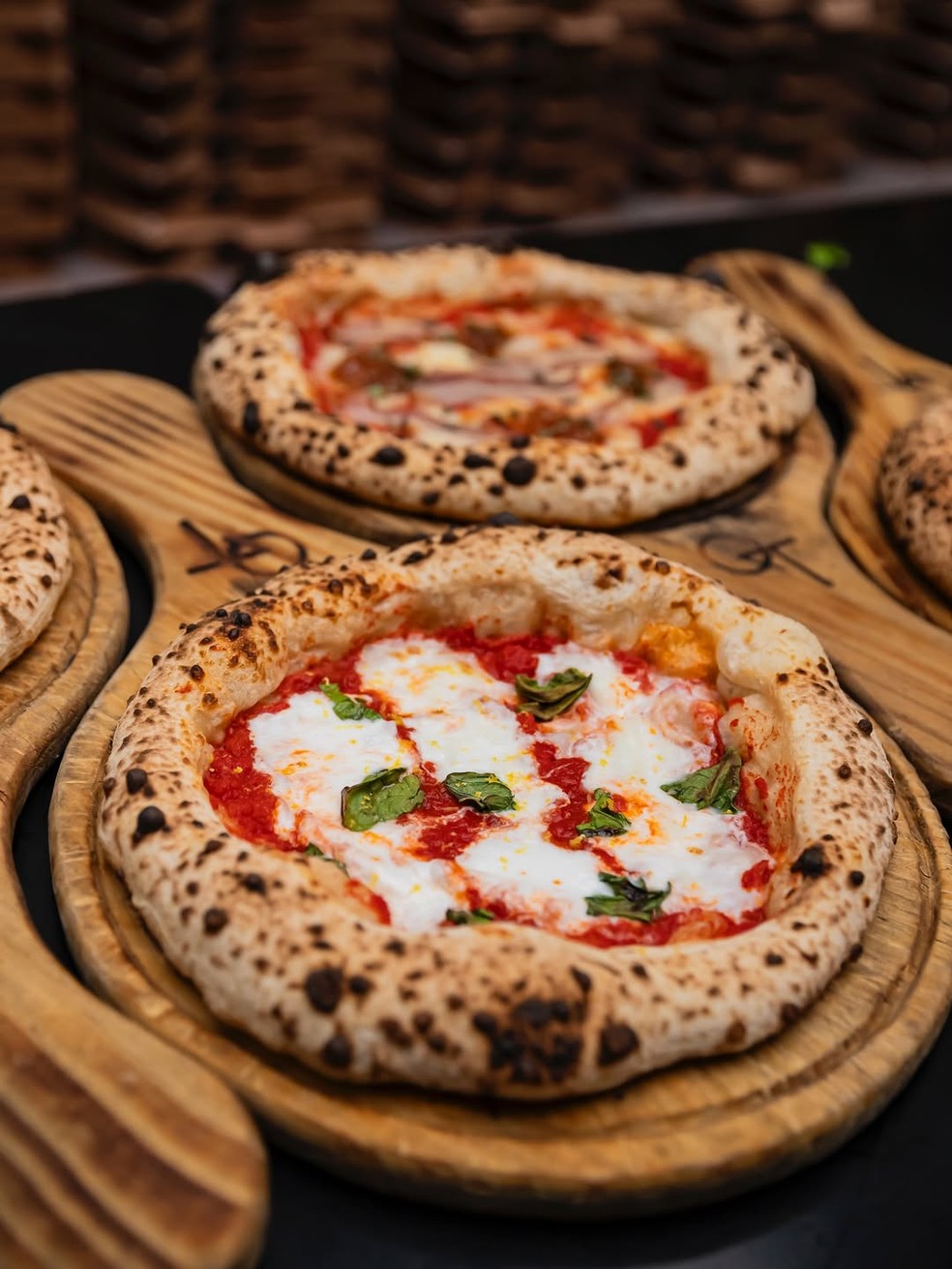 Stracciarita, a margherita do QT Pizza Bar — Foto: Divulgação