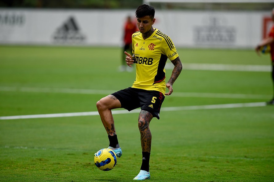 PREOCUPAÇÃO! Pulgar revela lesão e critica arbitragem de Flamengo x Palmeiras nas redes sociais