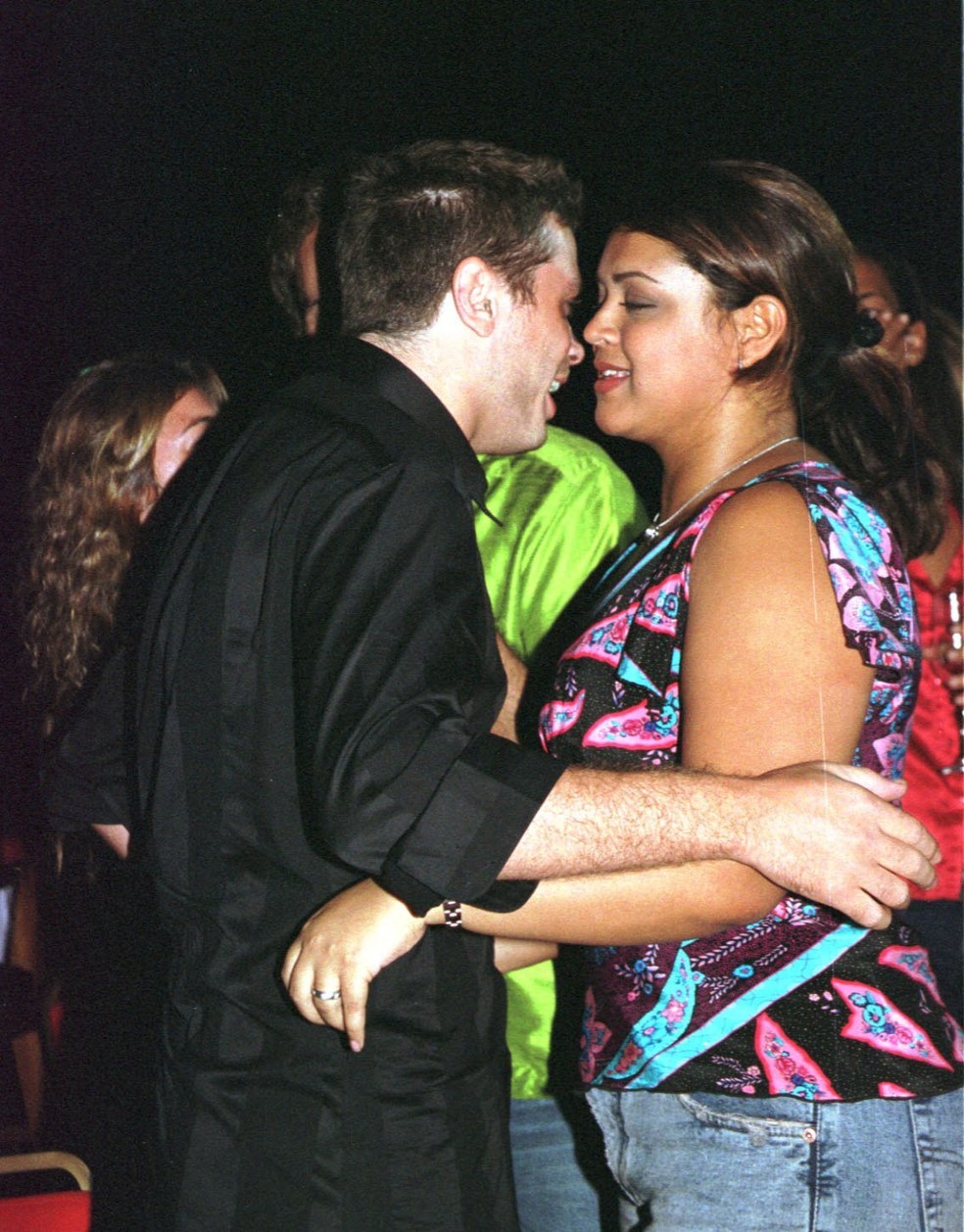 Fábio Assunção e Preta Gil, em 2001: amor que se transformou em amizade — Foto: Rogério Domingues/Agência O Globo