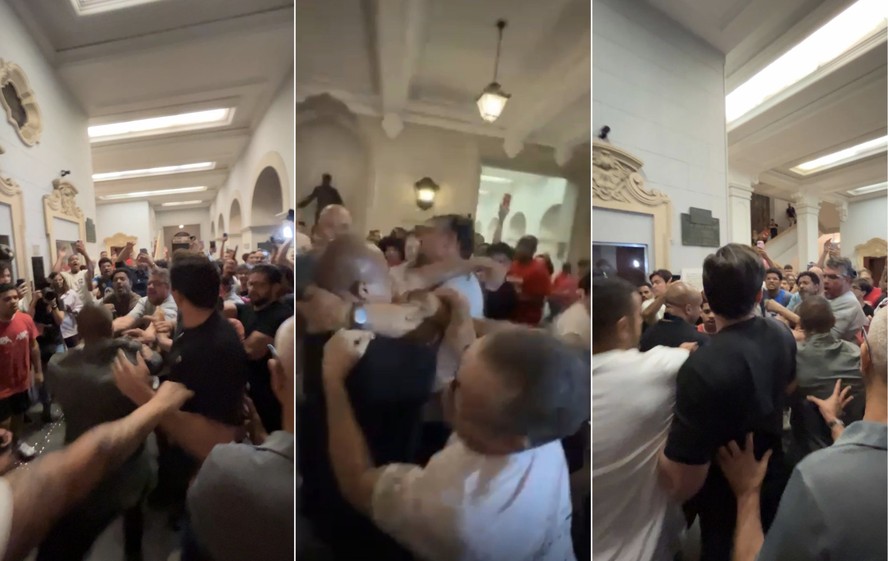 Ato da esquerda acabou em confusão com bolsonaristas e agressões