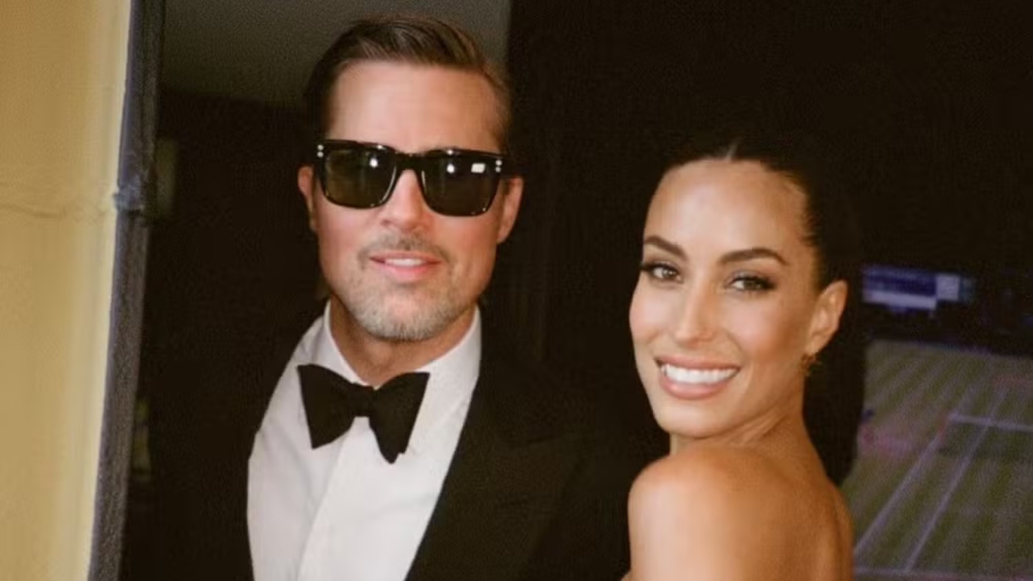 Brad Pitt e Ines de Ramon em rara aparição pública em Nova York