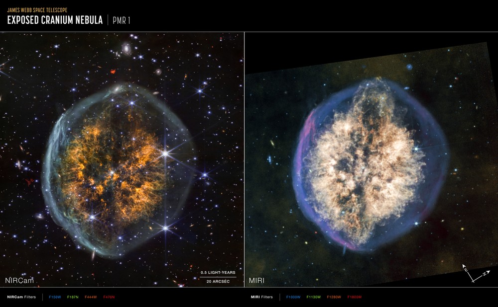 Crânio espacial? Telescópio James Webb revela imagem inédita de ...