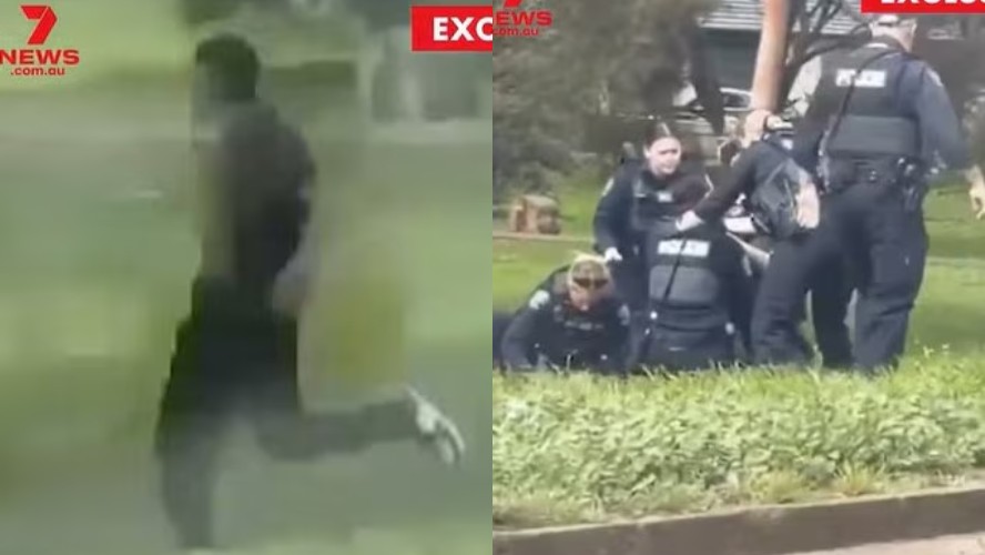 Policial é esfaqueada no pescoço durante abordagem na Austrália, e suspeito é baleado e preso; vídeo