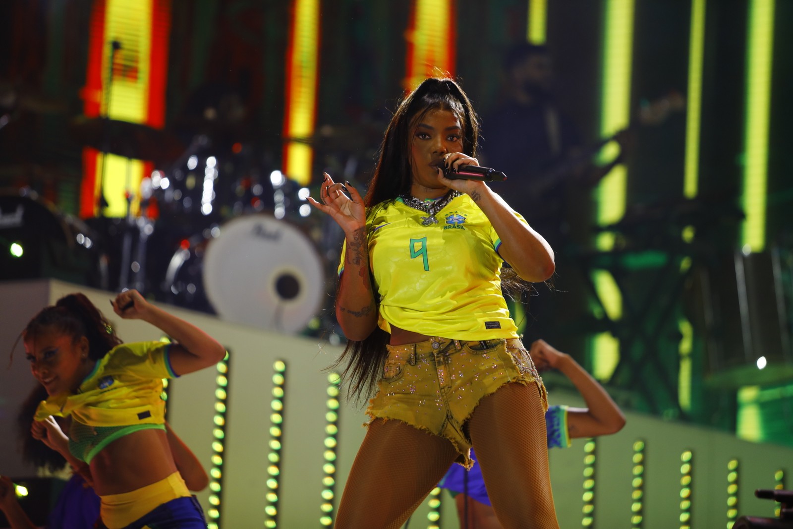 Ludmilla no Rock in Rio 2022— Foto: Brenno Carvalho