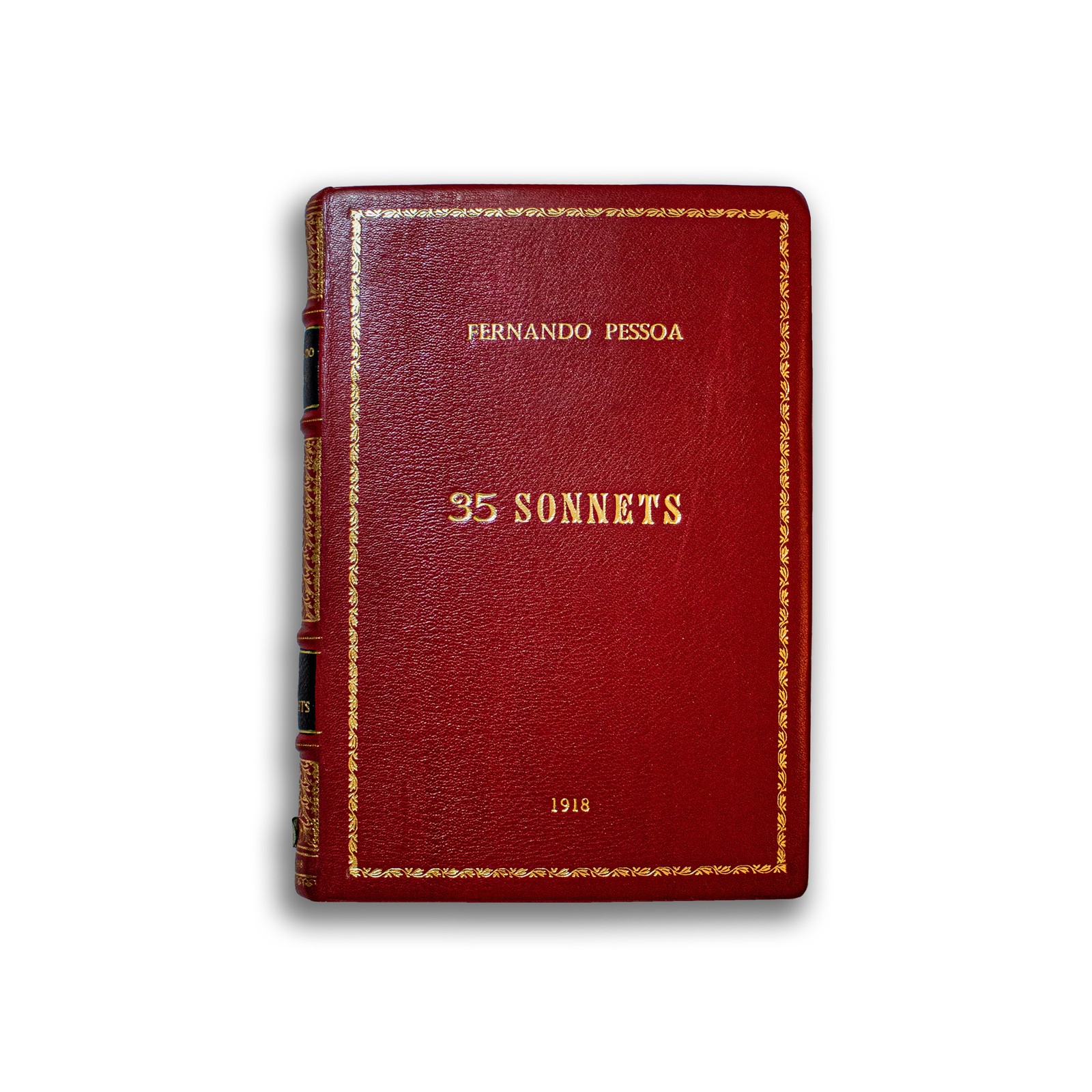 Livro "35 sonetos" de Fernando Pessoa dado a Nelson Mandela — Foto: Divulgação/Guernsey's