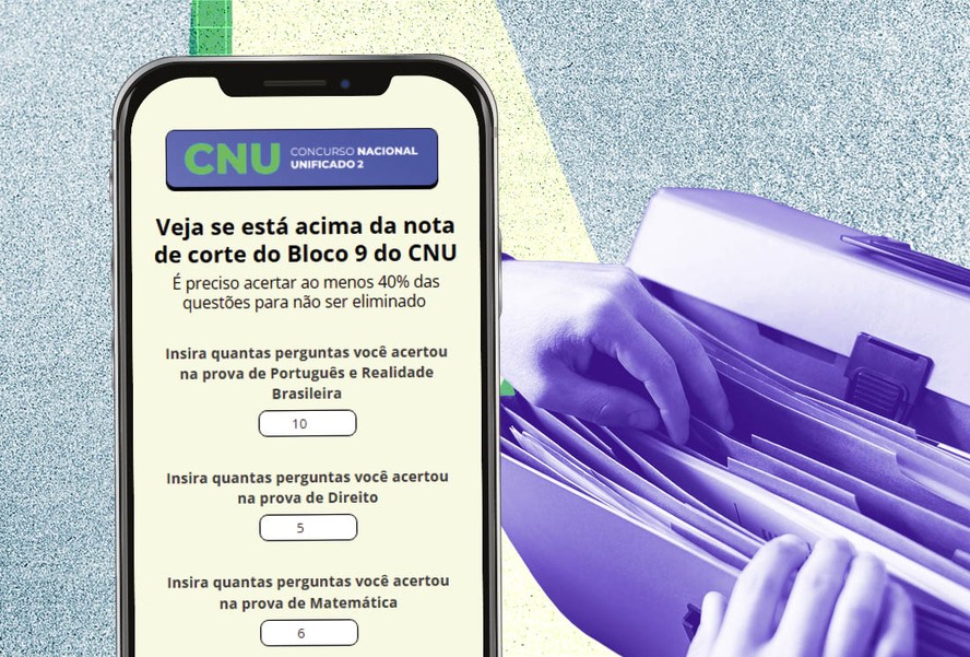 Calculadora CNU do Bloco 9: veja como ficou sua nota na prova objetiva