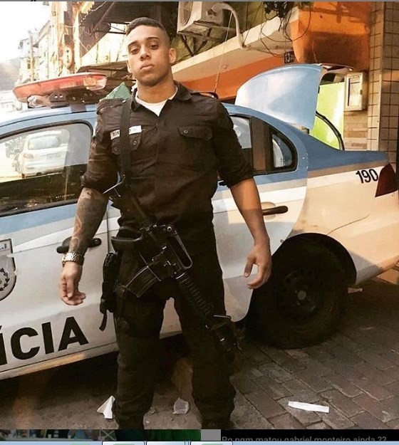 Gabriel Monteiro tem 25 anos e é ex-PM. Ele havia ingressado na corporação em 2015Reprodução/Instagram