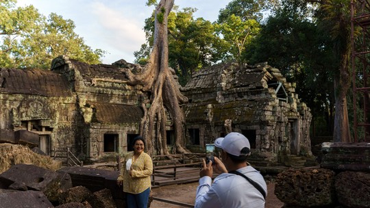 Saiba por que está sendo lenta a recuperação  do turismo em Angkor Wat, no Camboja