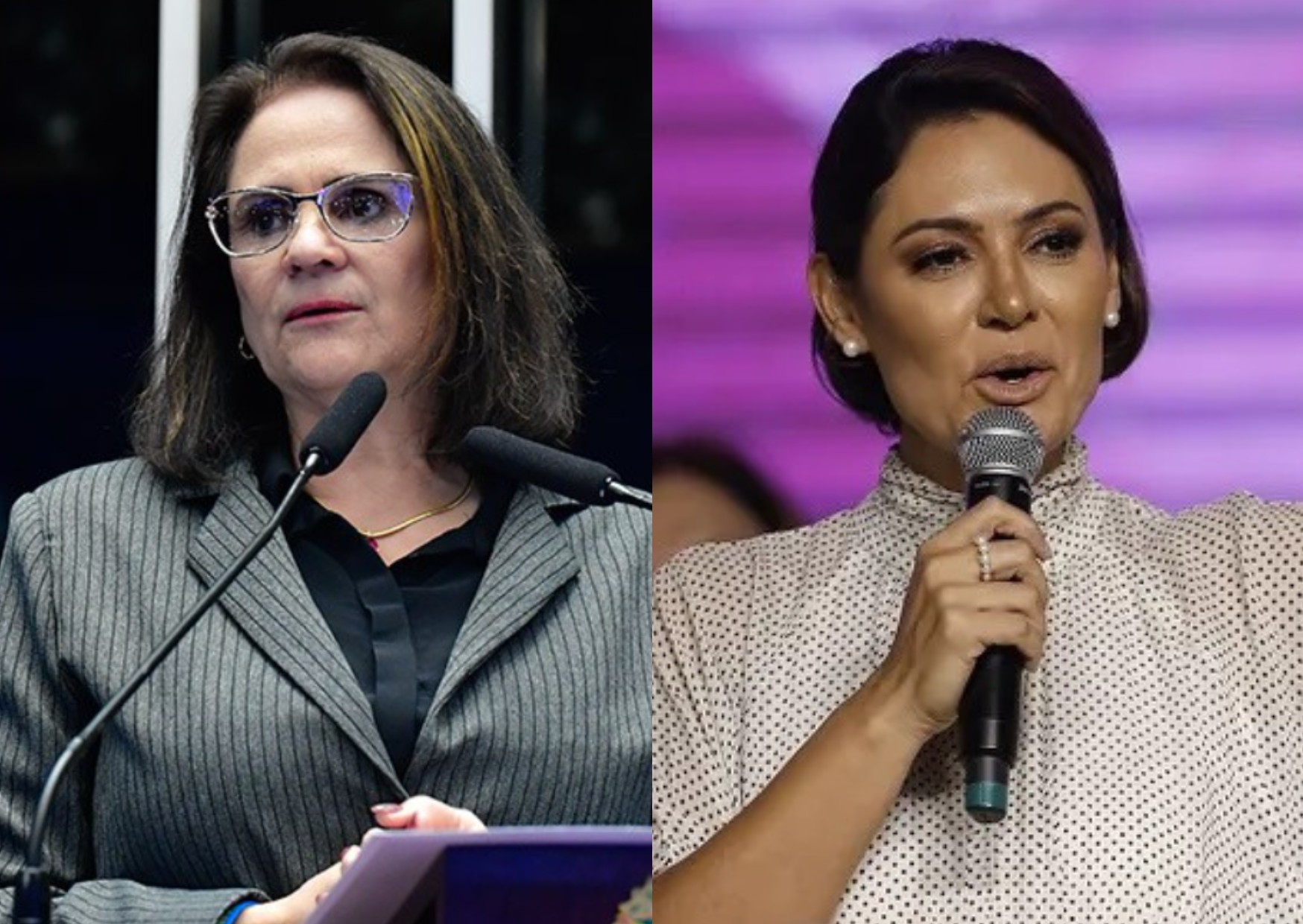 'Tem uma causa, e não um projeto de poder', diz Damares após Michelle Bolsonaro renunciar à presidência do PL Mulher