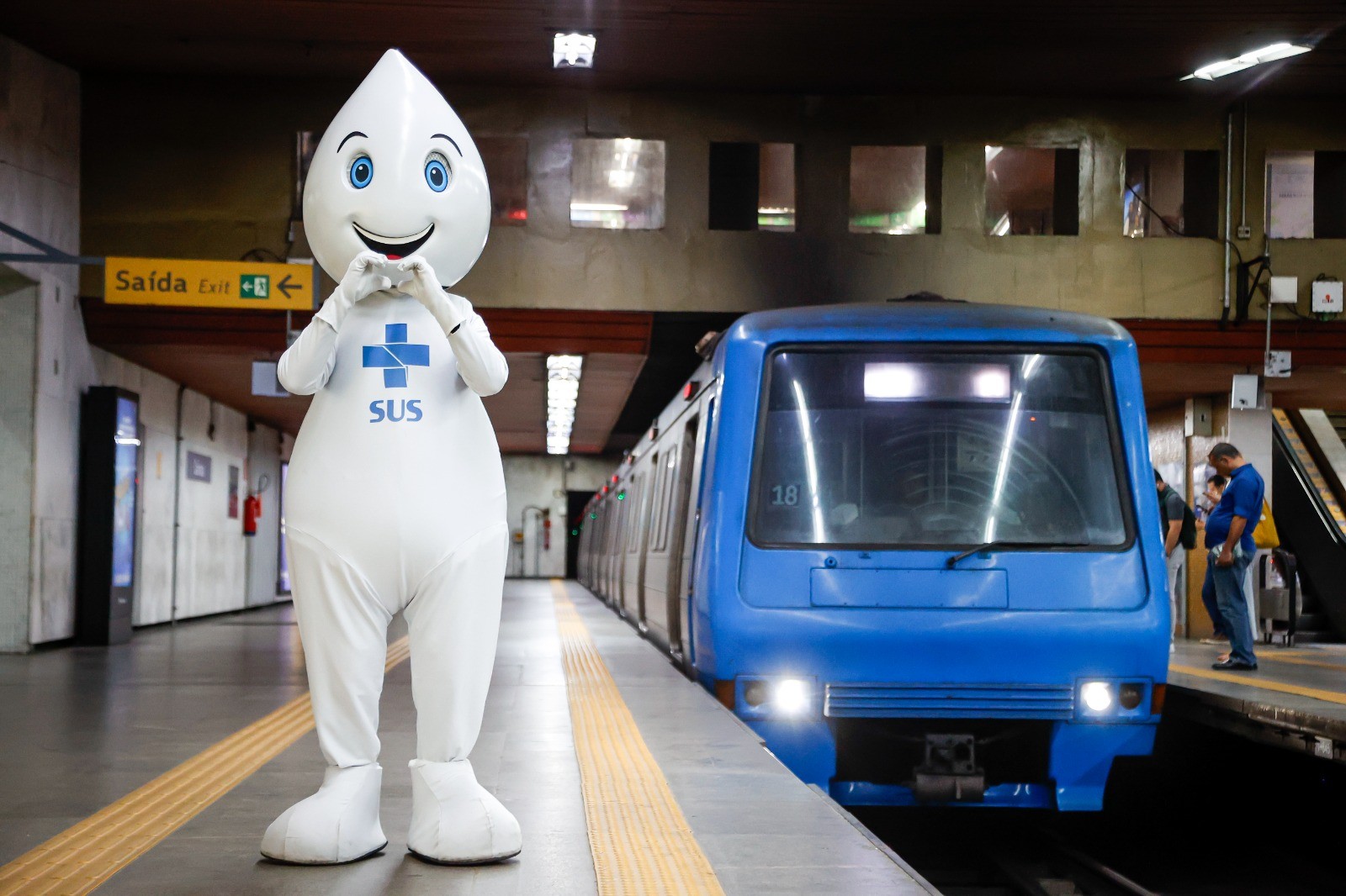 Estações São Conrado, Carioca e Triagem do MetrôRio recebem pontos de vacinação contra influenza e tríplice viral