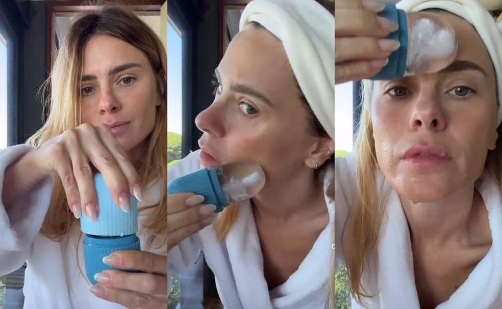 Carolina Dieckmann revelou segredo no cuidado com a pele — Foto: Reprodução Instagram