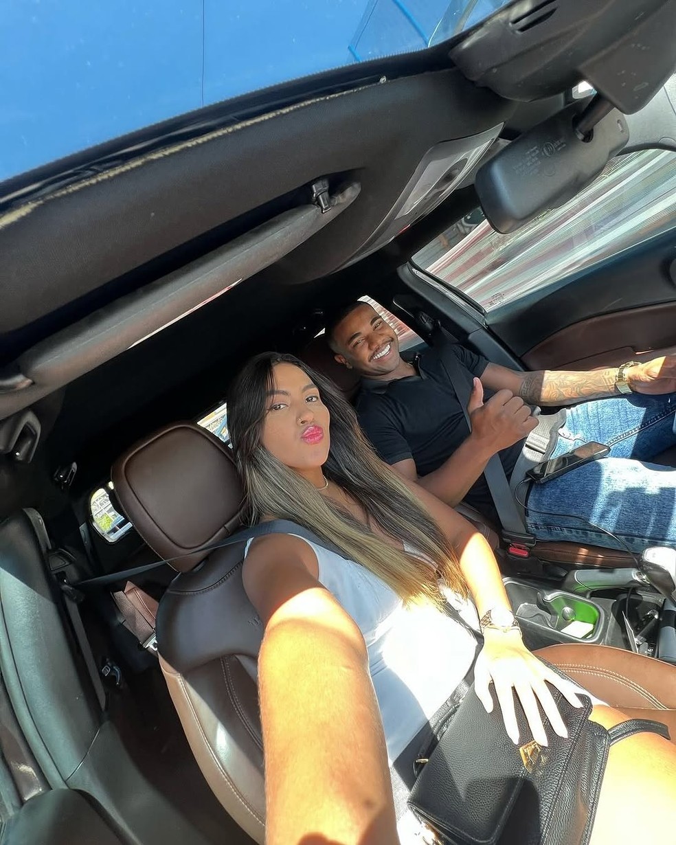 Davi e Adriana Paula — Foto: Reprodução Instagram