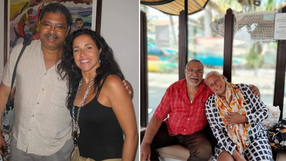 Moisés Évora ao lado de Daniella Mercury e Fafá de Belém — Foto: Acervo de Moisés Évora