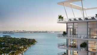 Render da Torre Elle Residence, a ser construída em Miami — Foto: Reprodução