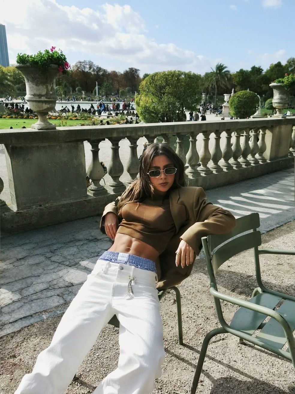 Jade Picon aposta em beleza com propósito e destaca nova fase em Paris — Foto: Reprodução Instagram