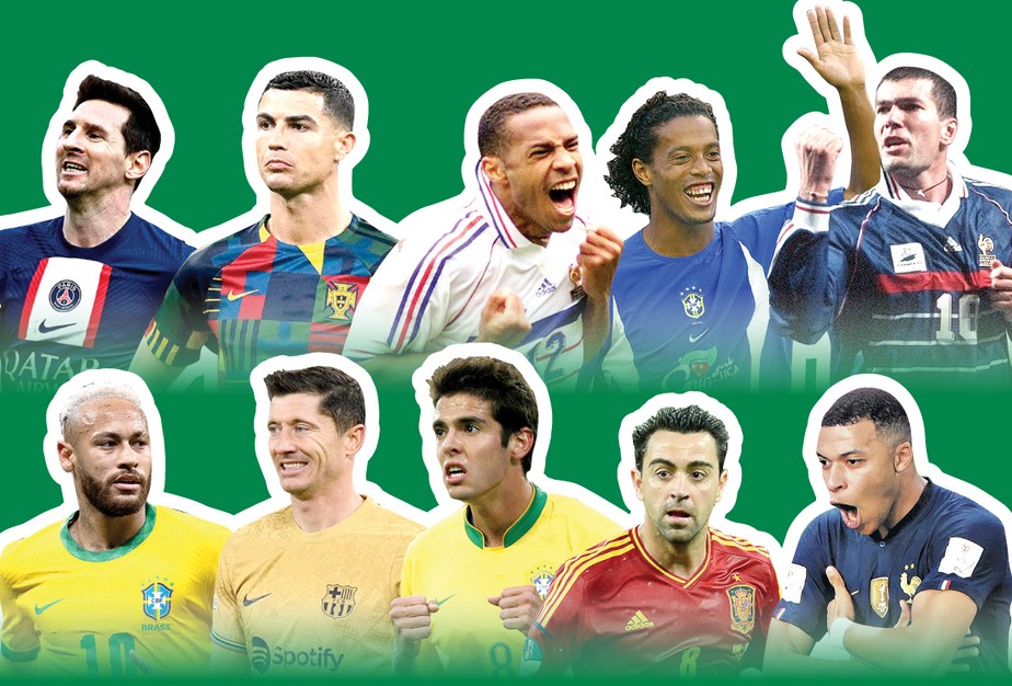 Ranking aponta os 30 melhores jogadores do século XXI, segundo prêmios da  Fifa e Bola de Ouro