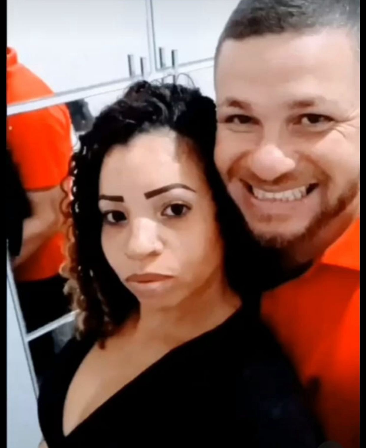 Gilberto e Daiane juntos