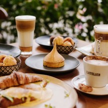 O L’ atelier Boulangerie e Pâtisserie oferece opções de café da amanhã para culinária francesa — Foto: Gabryela Borcardd e do João Coutera 