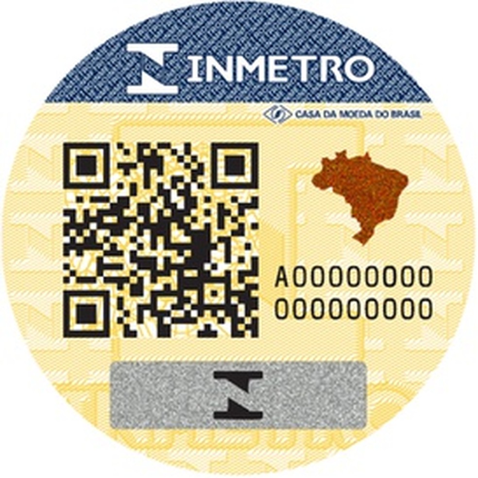 Novo selo digital Inmetro — Foto: Reprodução Gov.br