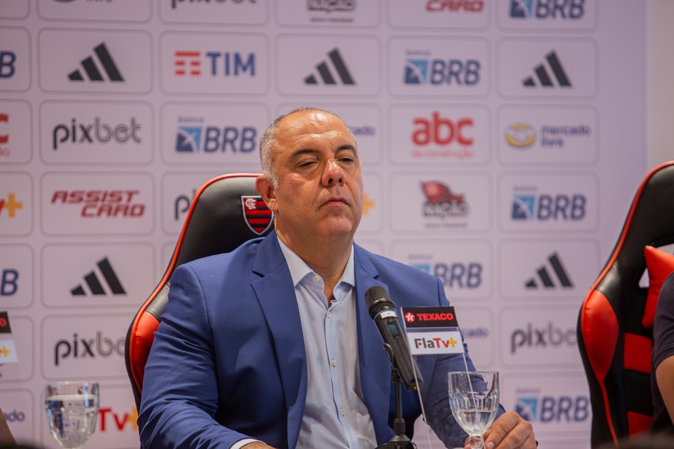 Marcos Braz, vice presidente de futebol do Flamengo � Foto: Beatriz Orle / Ag�ncia O Globo