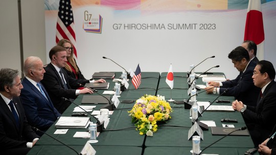 Cúpula do G7 discutirá novas sanções à Rússia, desarmamento nuclear e risco de 'coerção econômica' da China