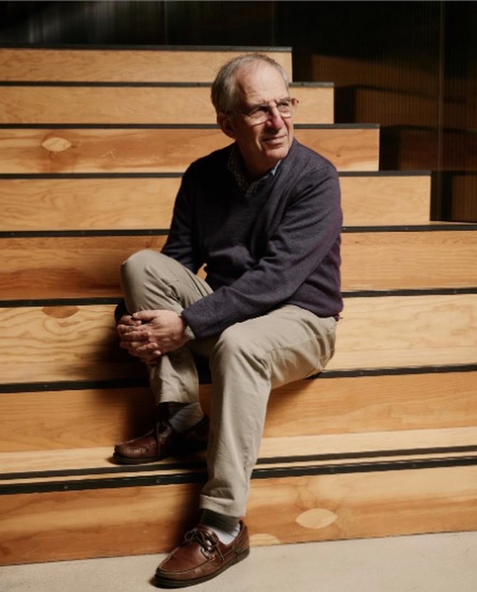 Michel Devoret, ganhador do Prêmio Nobel de Física deste ano, que ingressou no Google em 2023 — Foto: Adam Amengual/The New York Times