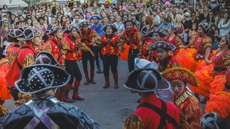 Grupo Junina Fogo Santo  se apresenta na Juninas do Rio — Foto: Divulgação