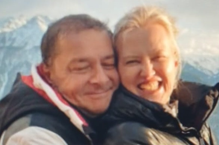 O filho mais velho do presidente Lula, Fábio Luís da Silva, o Lulinha, com sua mulher em viagem à Europa