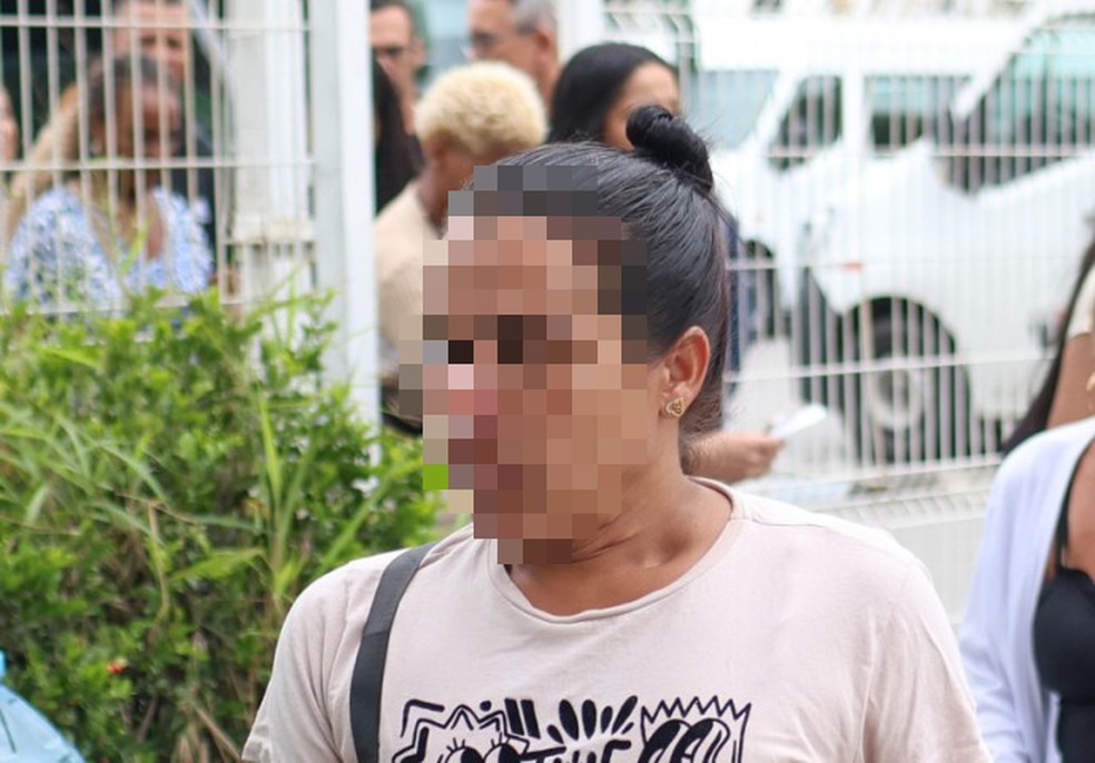 Mãe de Kauan de Souza — Foto: Gabriel de Paiva