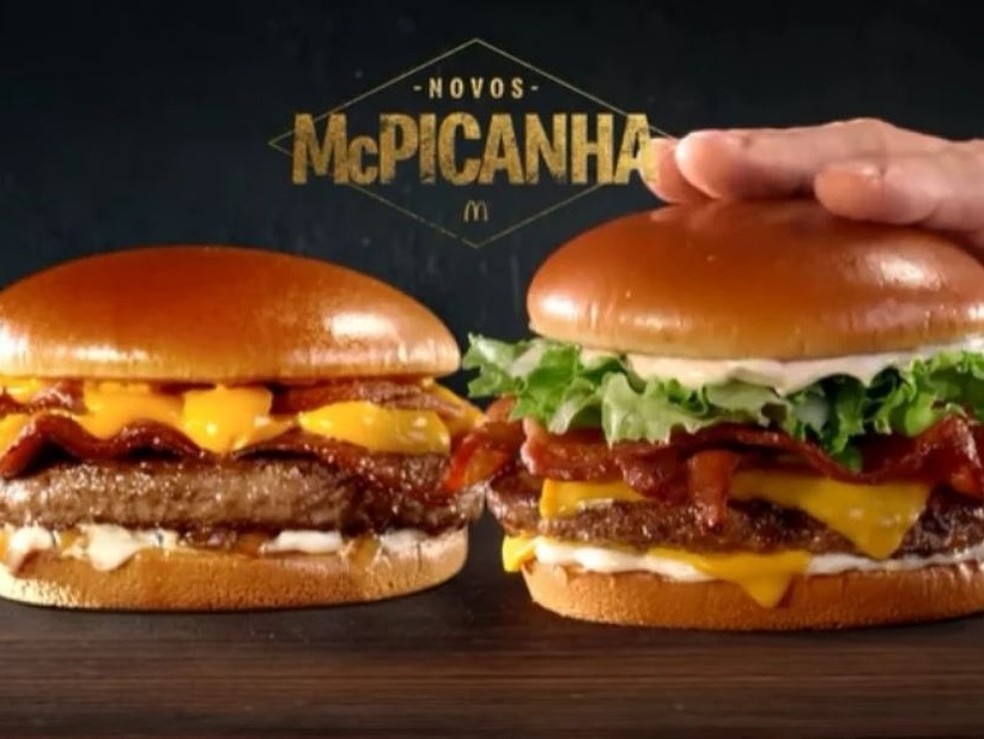 Rede de fast food confirma que não tem picanha no hamburguer do MCPicanha Reprodução — Foto:         
