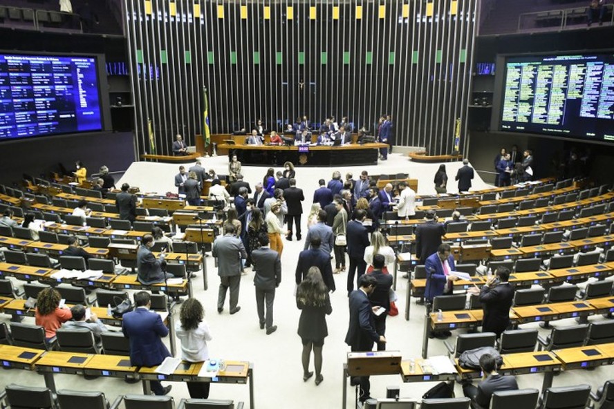 O plenário da Câmara dos Deputados