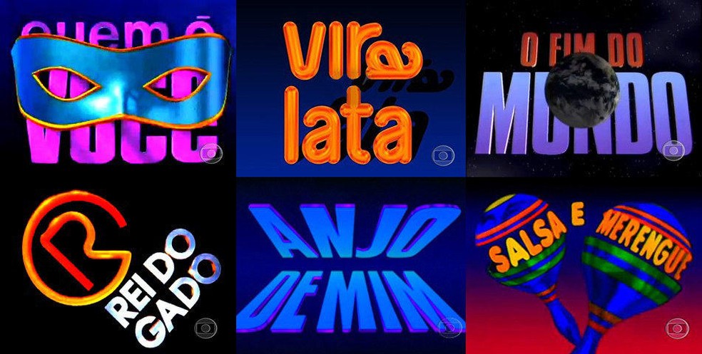 Novelas que estrearam em 1996 na Rede Globo — Foto: Memória Globo