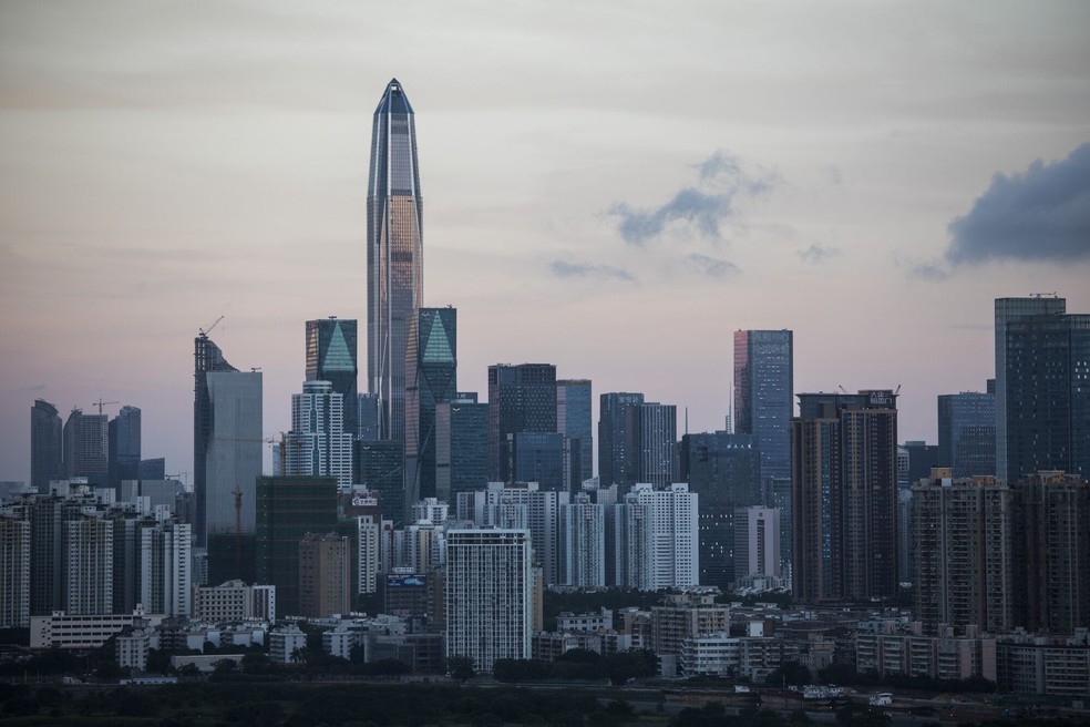 Shenzen, que era uma vila de pescadores, se tornou um hub de tecnologia — Foto: Justin Chin/Bloomberg