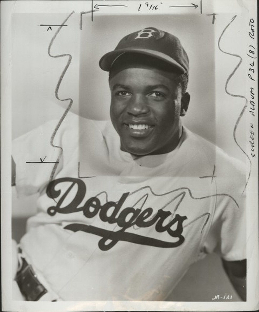 o Jogador de Beisebol Jackie Robinson, EM 1950: CeLébreno Esporte - Foto: Divulgação