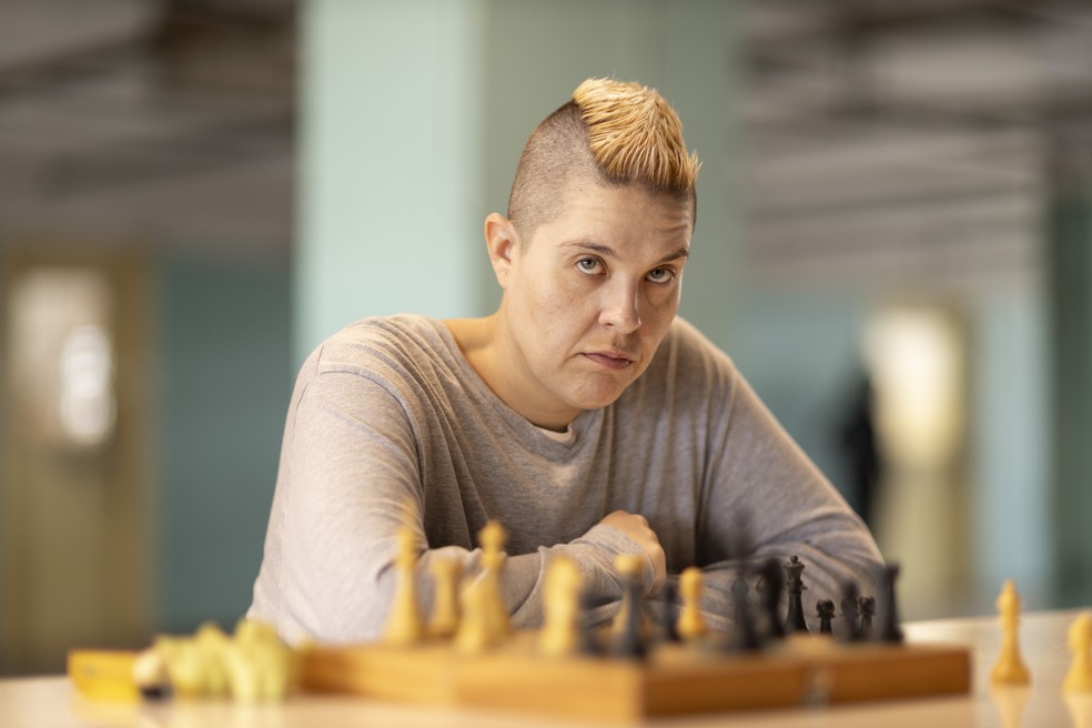 Letícia Rodrigues como Sandrão em 'Tremembé' — Foto: Divulgação