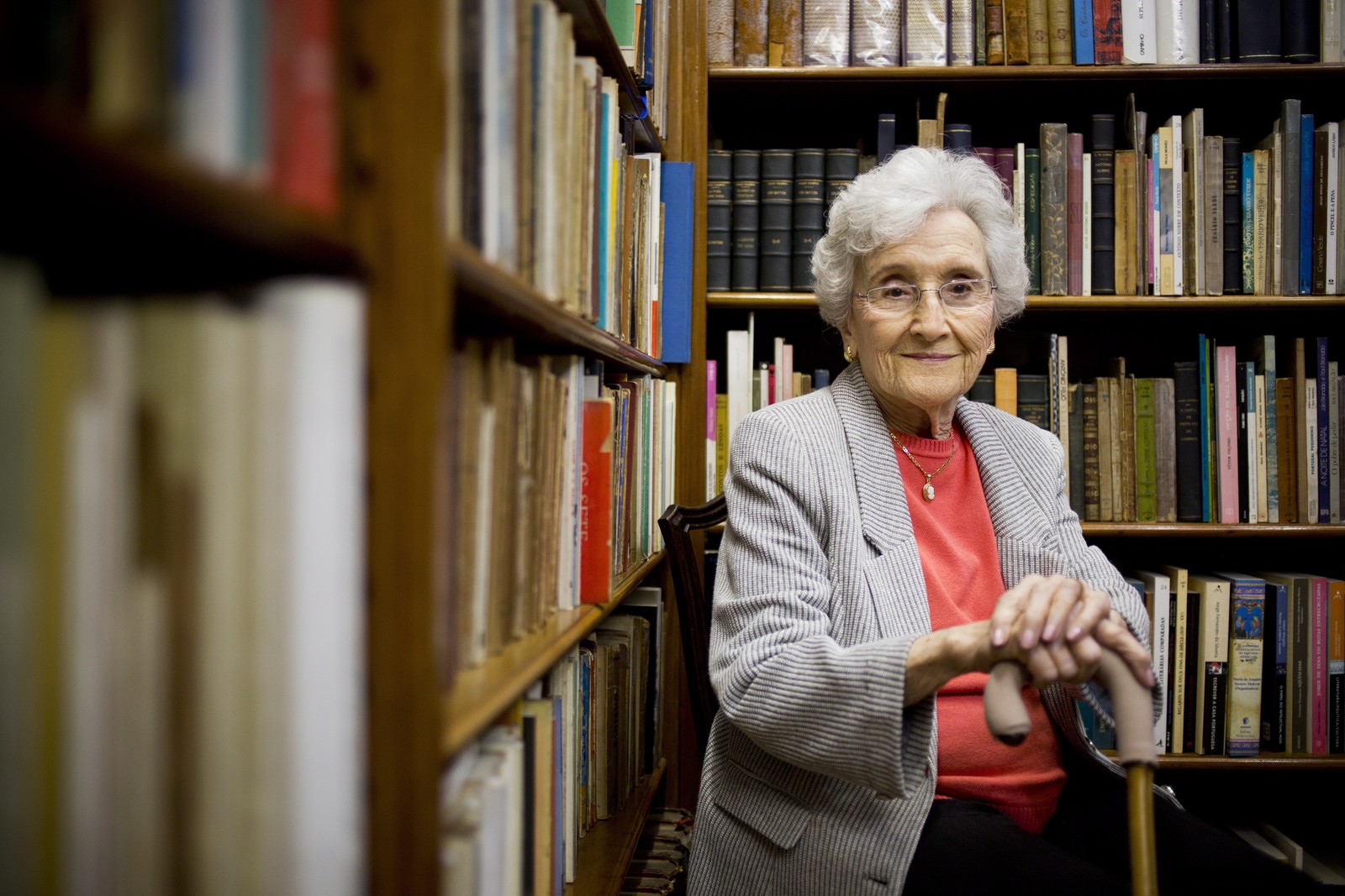 Cleonice Berardinelli, maior especialista brasileira em literatura portuguesa no Brasil, em 2013 (28/08/1916 —  31/01/2023)