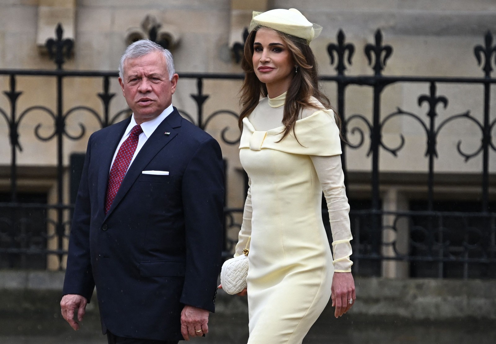 A rainha Rania, da Jordânia — Foto:  Paul ELLIS / AFP